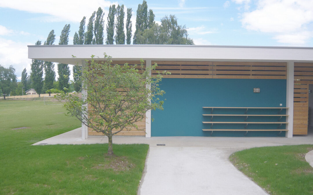 Vestiaires de la piscine la Bergue