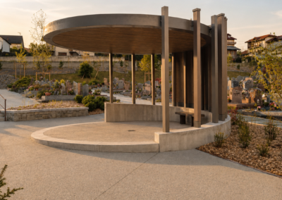Pavillon du cimetière de Cranves-Sales